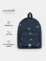 Рюкзак Crockid АКС 1001/183 ГР р 32х25 см для мальчика из мембранной ткани