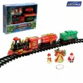 Железная дорога «Новый год», световые и звуковые эффекты, работает от батареек, 3+