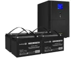 Источник бесперебойного питания ExeGate EX296004RUS +батарея 150Aч EX282990RUS 4шт, интерактивный, синус