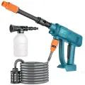 Для аккумулятора Makita 18 В, шланг для мойки высокого давления, пенный пистолет, шампунь, тип бака, автомойка, чистка, бытовое использование, маленький, портативный, беспроводной, электрический, сильный впрыск, совмес 1 set