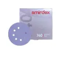 Круг абразивный SMIRDEX Ceramic, D125мм, 8 отверстий (100шт.) P80