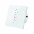 UNS H Сенсорный умный выключатель Tuya ZigBee, EU White 3 Gang