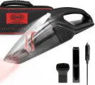 Автопылесос - автомобильный пылесос с центрифугой и светодиодной лампой подсветки, влажная и сухая уборка, 12В, 90 Вт