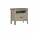 Прикроватная тумба Classic KOM1S, глиняный серый, напольная, на ножках
