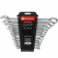 Набор ключей комбинированный, М120, 12 предметов, Bartex, 6-22 мм, матовый, CrV сталь, М120