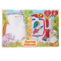 Игровой набор с халатом Играем Вместе Доктор Айболит 8 предметов