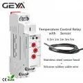 GEYA GRW8 Реле контроля температуры 16A AC/DC 24-240В GRW8-01 0.5m sensor