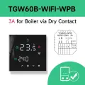 Beok Tuya умный термостат WiFi для электрического отопления, TGW60B-WIFI-WPB, 110-240 В