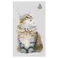PN-0171041 Набор для вышивки крестом LanArte Flower FOREST CAT Лесной кот