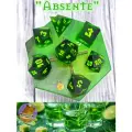 Absente Дайсы для ДнД, кости, кубики (DnD, Dungeons and Dragons, Pathfinder, RPG) (набор 7шт)