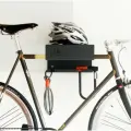 Кронштейн-держатель, велополка для хранения велосипеда за раму на стене