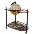 Глобус-бар Jufeng напольный со столиком, d 33 JF-CG-33004-NN