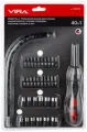 Отвертка с набором головок и бит VIRA 40 предметов 300040