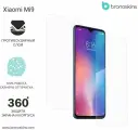 Защитная бронированная пленка на экран и заднюю панель Xiaomi Mi9 (Глянцевая)