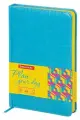Ежедневник недатированный А5 Brauberg Rainbow (136 листов) обложка под кожу, бирюзовый (111666), 2шт.