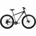 Велосипед горный SITIS CROSSER 29 HD (2024) Black-Grey, взрослый мужской, алюминиевый, рама 21 на рост 185-195 см