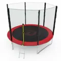 Батут с сеткой DFC PELPO 10ft с лестницей, RED