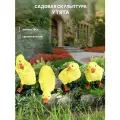 Садовая фигура Утята, высота 15см. Полистоун. Комплект 4 шт.