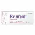 Велгия раствор для п/к введ. шприц-ручка 0,25мг/доза 1,5мл+Игла 5шт