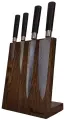 Подставка для ножей магнитная Woodinhome массив дуба для кухни KS002SSOB