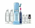 Сифон для газирования напитков Sodastream Art в стильном ретро-дизайне Misty Blue