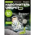 Наполнитель для кошачьего туалета UNIQPET комкующийся бентонитовый, Зелёный чай, 12,5л