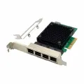 Гигабитная сетевая карта PCI-E X4 2,5 Гбит/с RTL8125B, 4-портовый адаптер Ethernet для настольного сервера, разъем