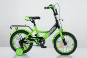 Велосипед детский MAXSTAR 14 Star Зелёный/Чёрный, под рост 99-106 см