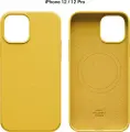 Силиконовый чехол COMMO Shield Case для iPhone 12/12 Pro с поддержкой беспроводной зарядки, Жёлтый