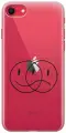 Силиконовый чехол на Apple iPhone SE (2022) / SE (2020) / 8 / 7 / Эпл Айфон СЕ 2022 / СЕ 2020 / 8 / 7 с рисунком Two Faces