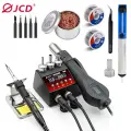 Новая паяльная станция SMD JCD 8898pro 2 в 1 паяльник горячего воздуха ЖК-цифровой дисплей bga печатной платы IC ремонт