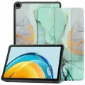 Умный чехол для Honor Pad X8, X8 Lite, X6, Huawei MatePad T10/T10s, Huawei MatePad SE 10.1(AGS3K-W20), зеленый мрамор