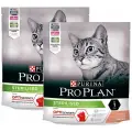 PRO PLAN CAT OPTISENSES STERILISED SALMON взрослые кастрированные коты/стерилизованные кошки поддержание органов чувств и мозга лосось (0,4 + 0,4 кг)