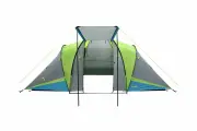 Кемпинговая палатка NORFIN LISMA 4 NFL, серый/зеленый/голубой цвет