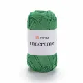 Пряжа YarnArt Macrame 173 зелень (90г/130м, упаковка 6 мотков)