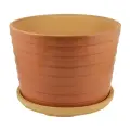 Цветочный горшок Риф с поддоном d22см, h16см, 3,5л