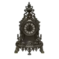 Часы Барокко каминные под бронзу AL-82-103-ANT Италия