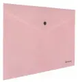 30 шт. Папка-конверт с кнопкой BRAUBERG Pastel, А4, до 100 листов, непрозрачная, персиковая, 0,18 мм, 270476