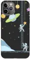 Силиконовый чехол на Apple iPhone 11 Pro / Эпл Айфон 11 Про с рисунком Ladder into Space Soft Touch черный