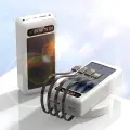 Наружный аккумулятор MKonzi WX-Solar, 50000мАч, QC2.0, белый