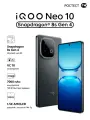 Смартфон iQOO Neo 10 Snapdragon 8s Gen 4, 12/256 ГБ, черный, AMOLED 144 Гц