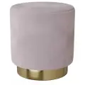 Пуф малый Hollywood Gold. SUPERA Luxemebel. Цвет Пыльная роза.