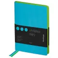 Ежедневник Berlingo Fuze недатированный, искусственная кожа, B6, 136 листов, бирюзовый