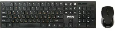 Клавиатура Dialog KMROP-4030U Pointer RF 2.4G - USB Беспроводной набор, радиоклавиатура + опт. радиомышь 6D