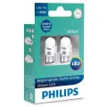 Лампа автомобильная светодиодная Philips Ultinon LED 11961ULWX2 W5W T10 6000K 2 шт.