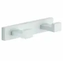 Крючок для полотенца двойной из латуни GANZER GZ88052-F цвет белый