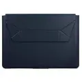 Чехол Uniq Oslo для MacBook Pro 14 (M1/M2, 2021-2023) тёмно-синий (Abyss Blue)