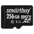 Карта памяти SmartBuy SB256GBSDCL10-01, microSDXC 256Gb, черный