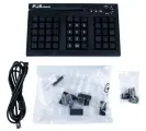 Клавиатура кассира программируемая POScenter S50A (50 клавиш, MSR, ключ, USB), чёрная