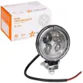 Фара светодиодная круглая, 4 LED направленный свет, 12W, (83х83х51) 12/24V (ALED003) AIRLINE